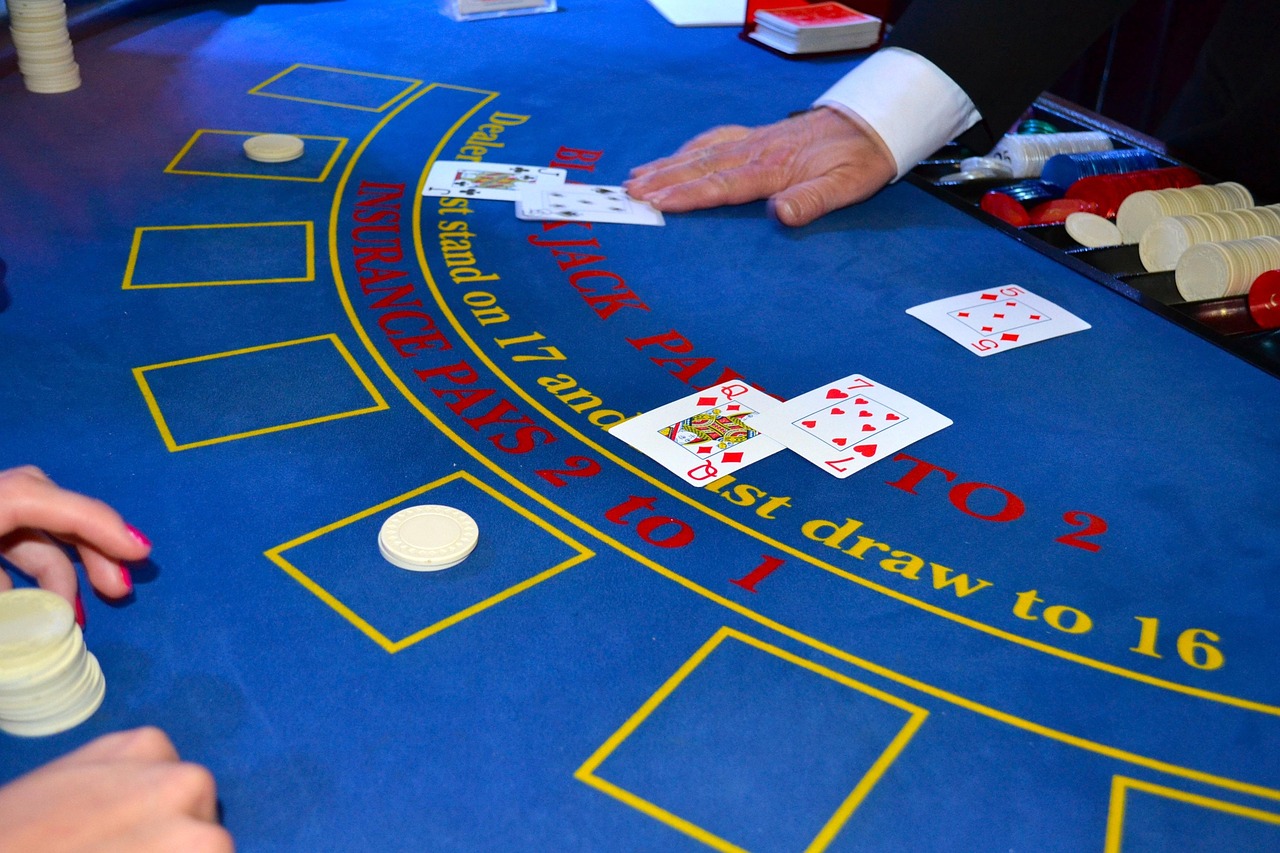 Dealers and the supervisor at work during a table game