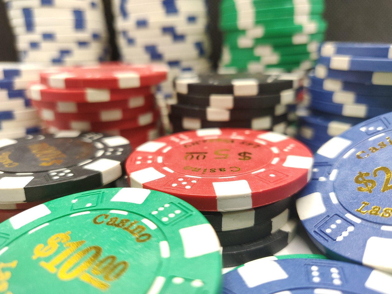 Vintage casino tokens collection — chip designs across decades